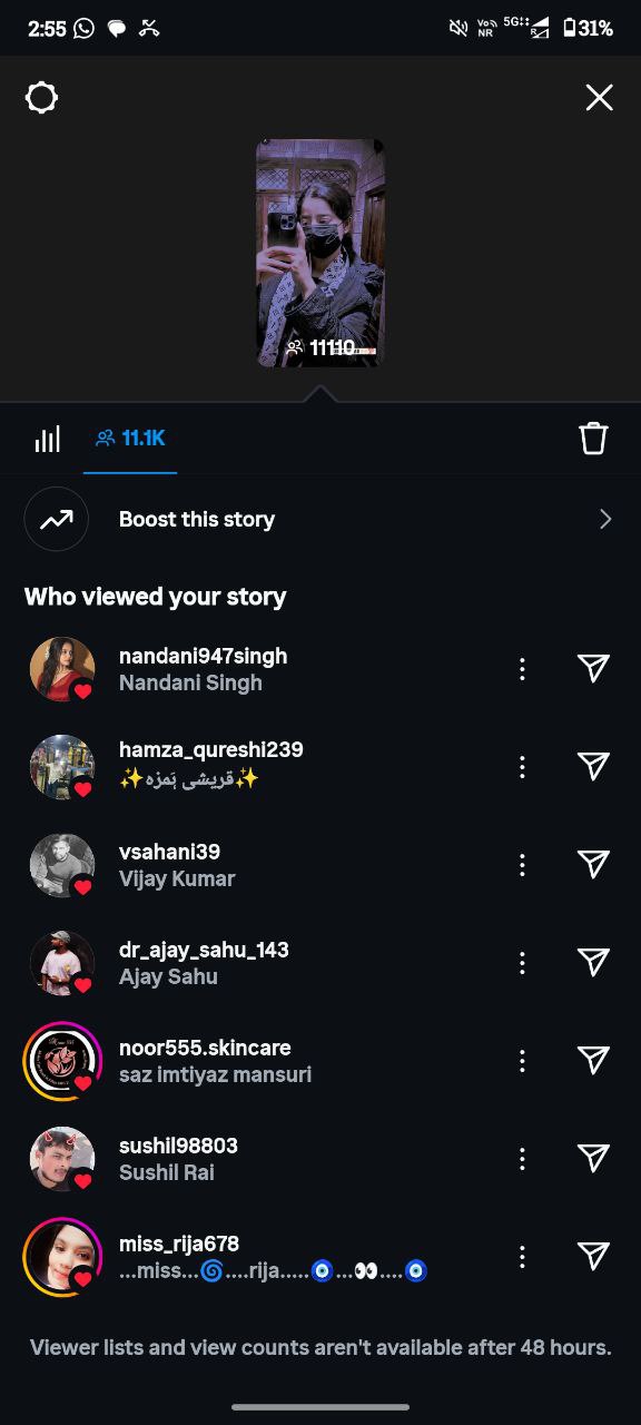 11k story views